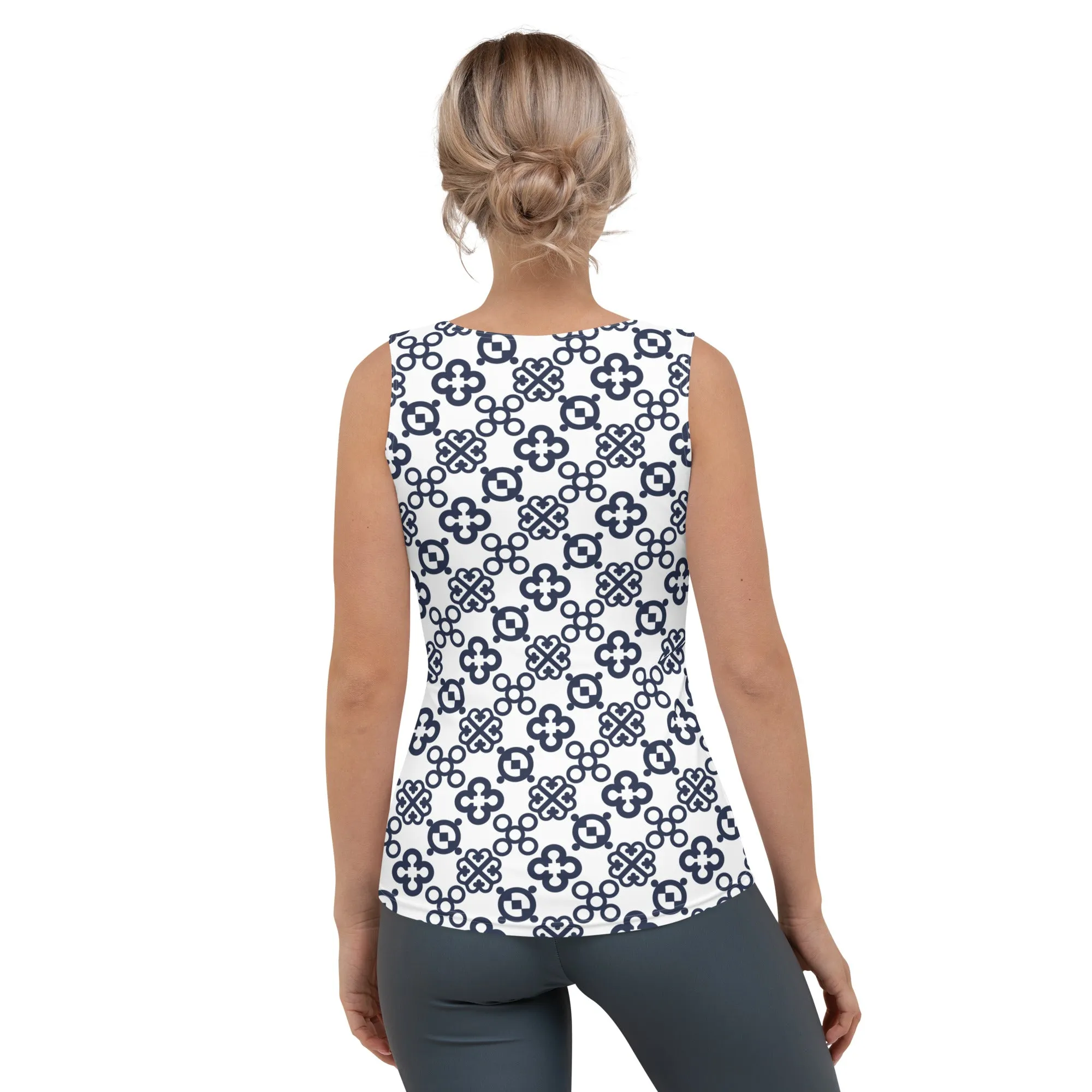 Adinkra Vibes Sublimation Cut & Sew Tank Top