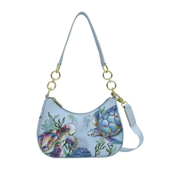 Anuschka Small Convertible Handbag - 701 Under Water