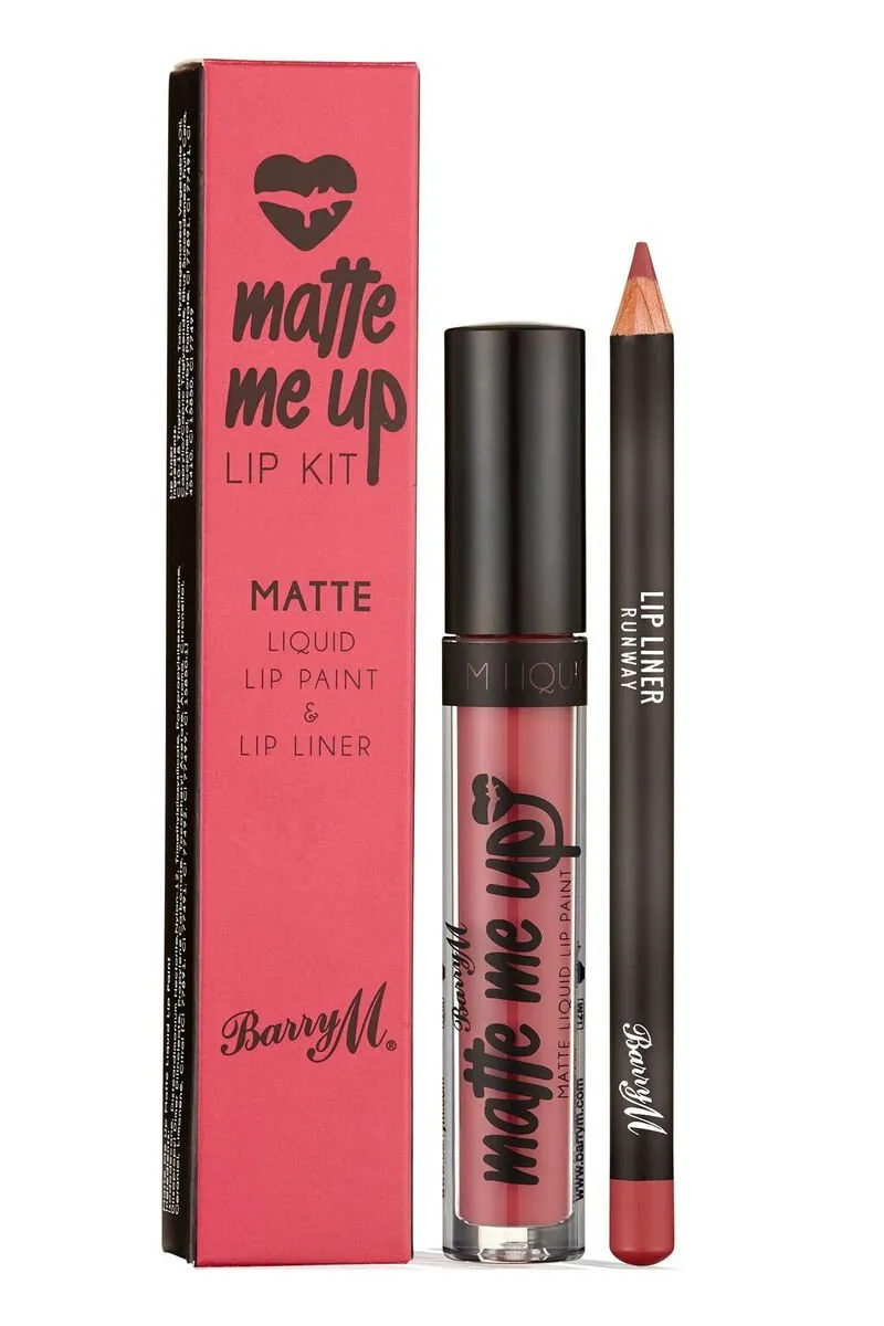 Barry M Runway Matte Me Up Lip Kit