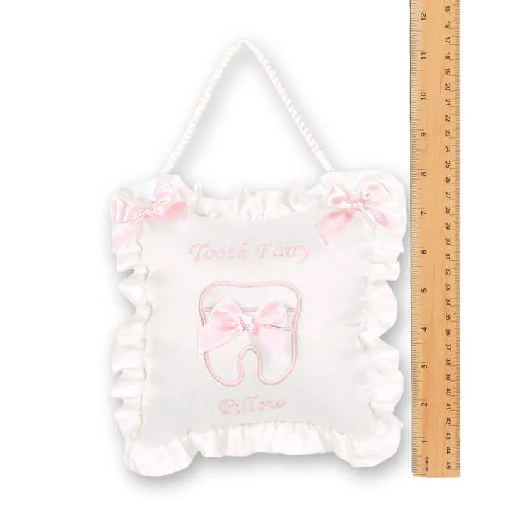 Bearington Collection Le Petite Tooth Pillow - Pink