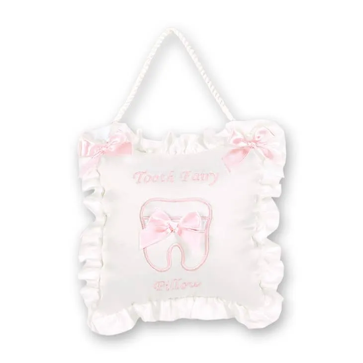 Bearington Collection Le Petite Tooth Pillow - Pink