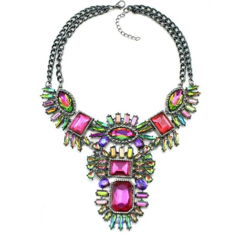 Bohemian Rhapsody Pink Multi Necklace