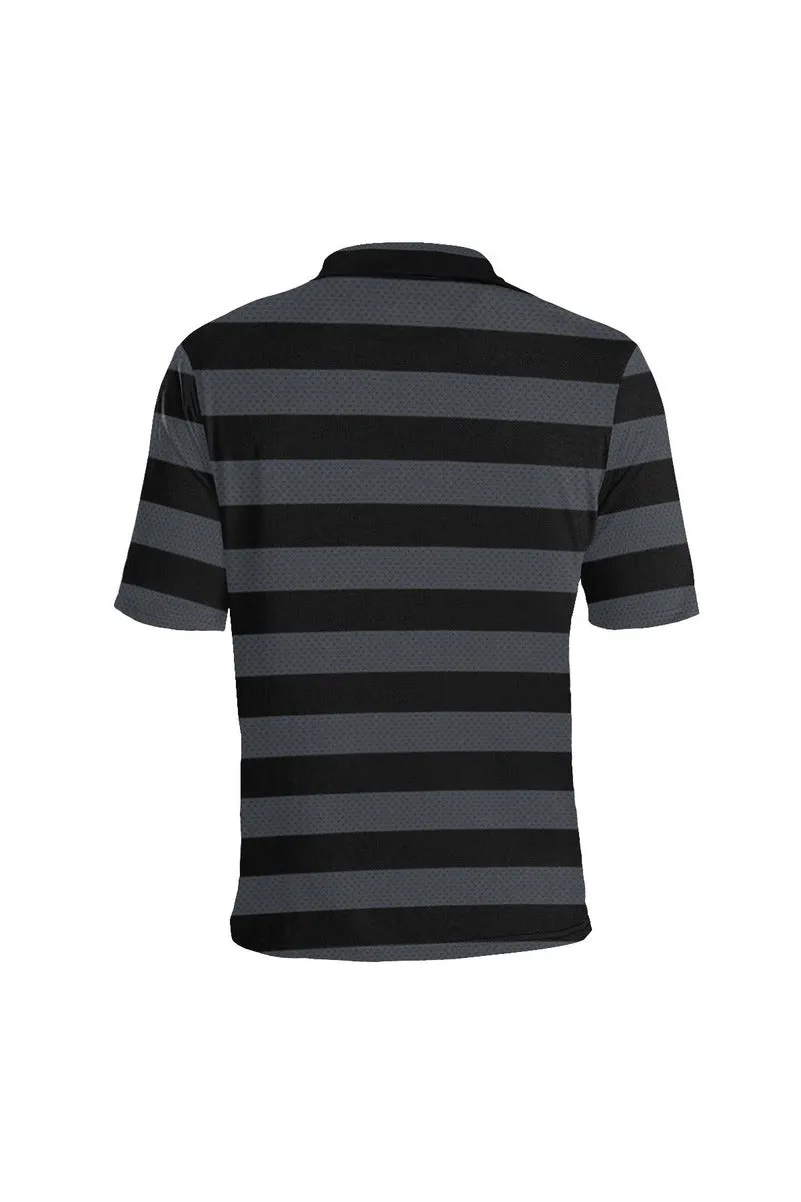 Bold Stripes Men's Polo Shirt