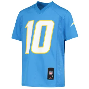 Boys' Grade School Justin Herbert Outerstuff Chargers Replica Jersey - Light Blue