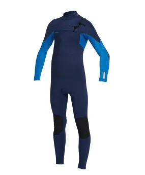 Boy's HyperFreak 3/2  Steamer Chest Zip Wetsuit - Navy