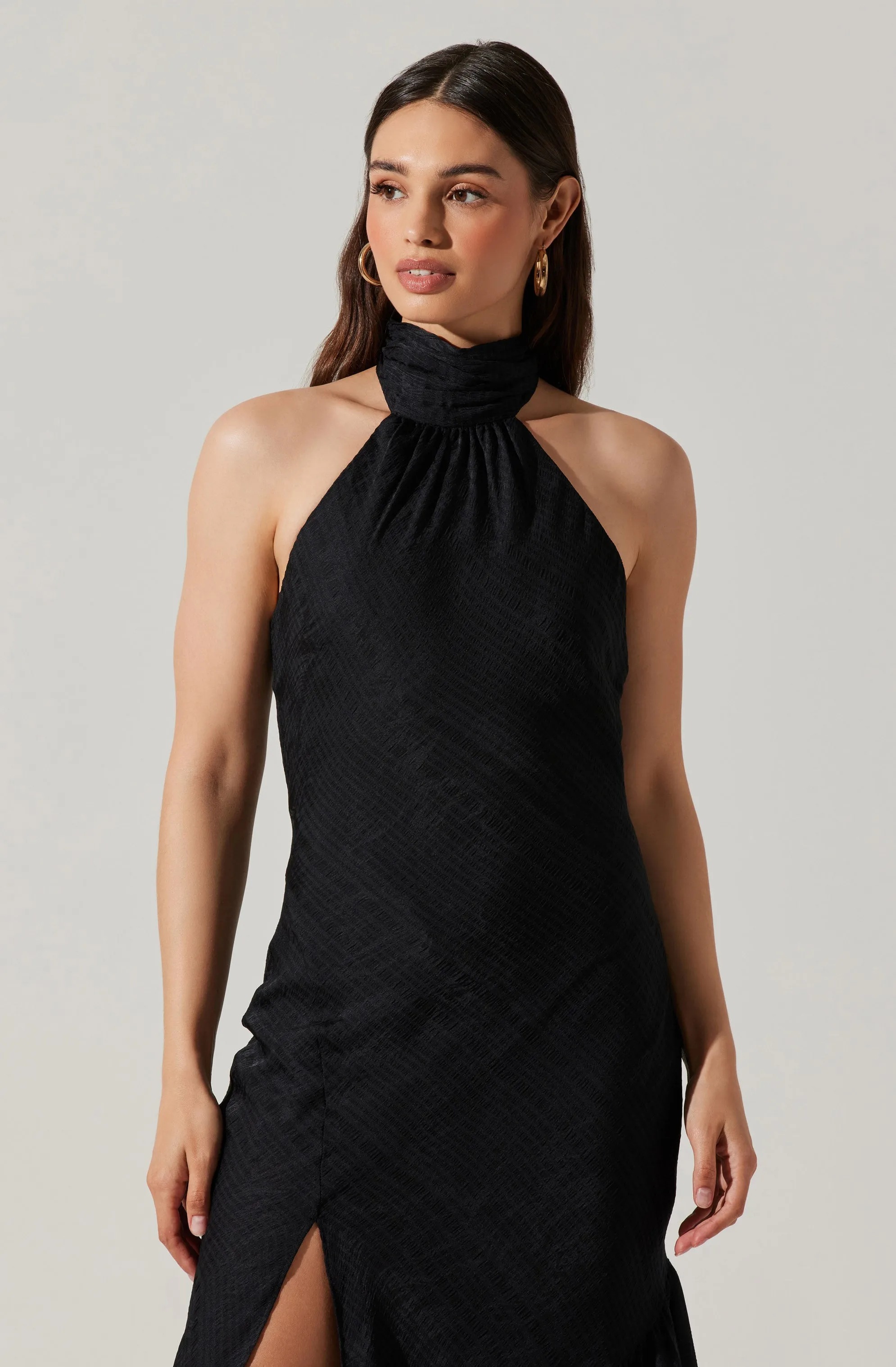 Caspia Halter Midi Dress