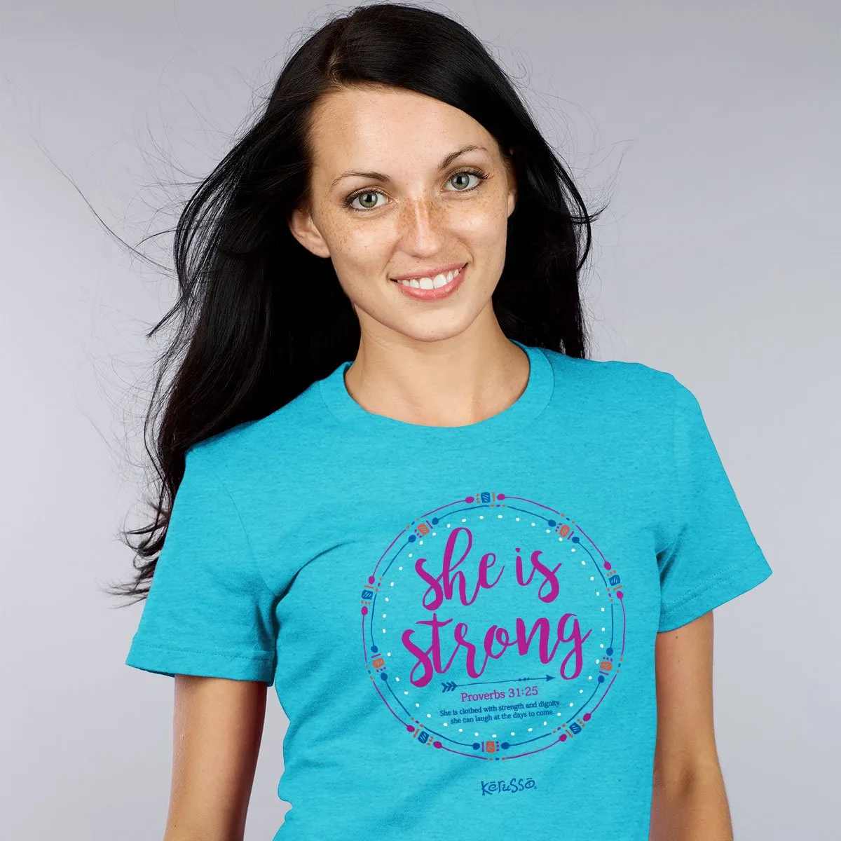 Cherished Girl Kerusso She Is Strong Christian T-Shirt