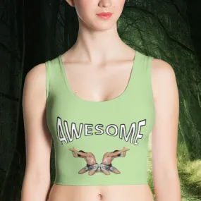 Crop Top Awesome Pale Green