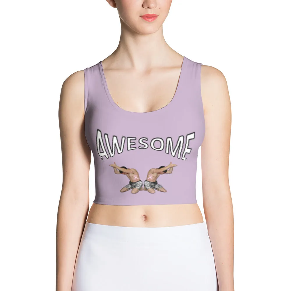 Crop Top Awesome Pale Purple