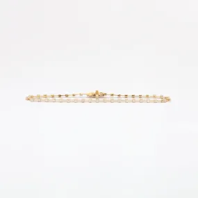 Diamond Station Tennis Bracelet