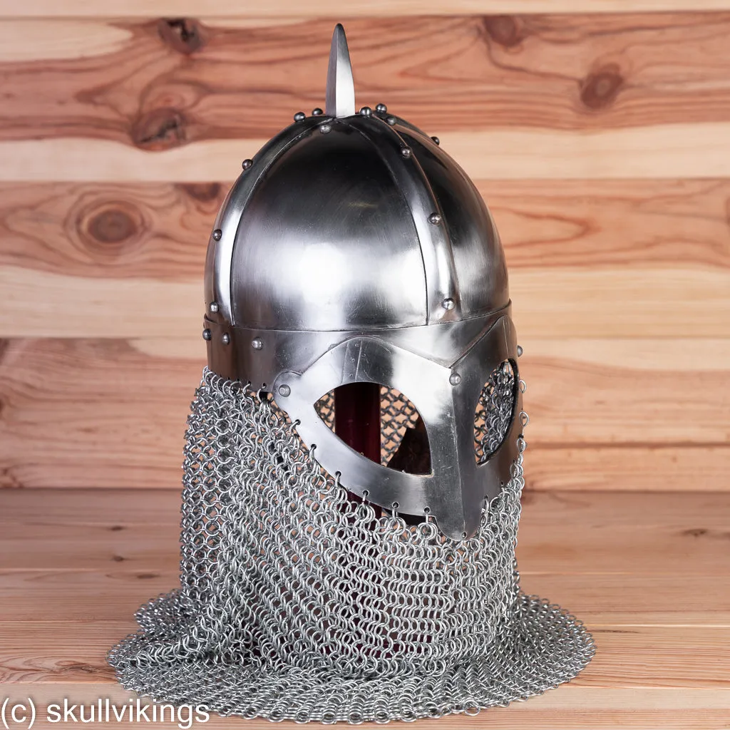 Gjermundbu Spectacle Viking Helmet with aventail