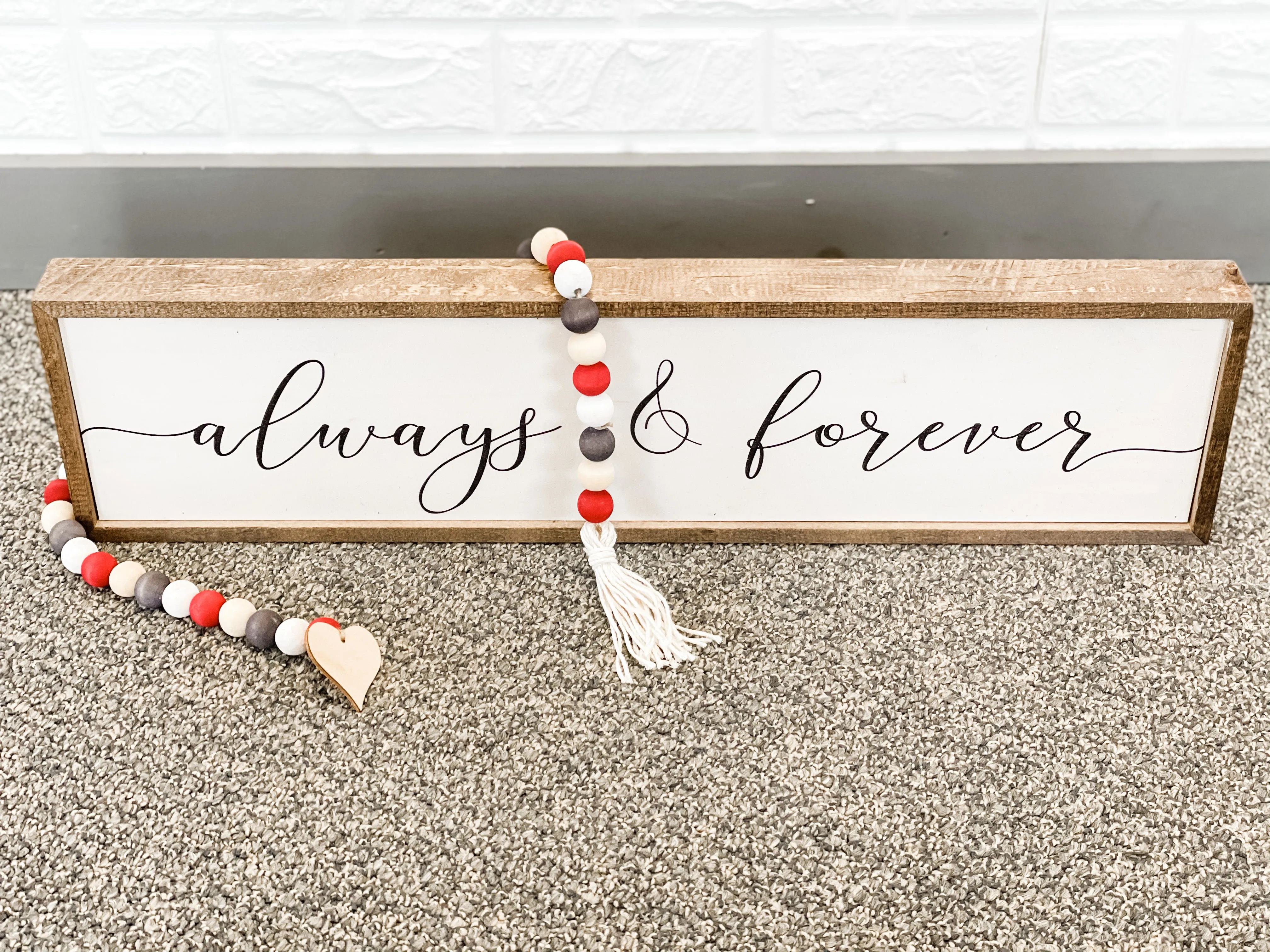 Heart Farmhouse Garland