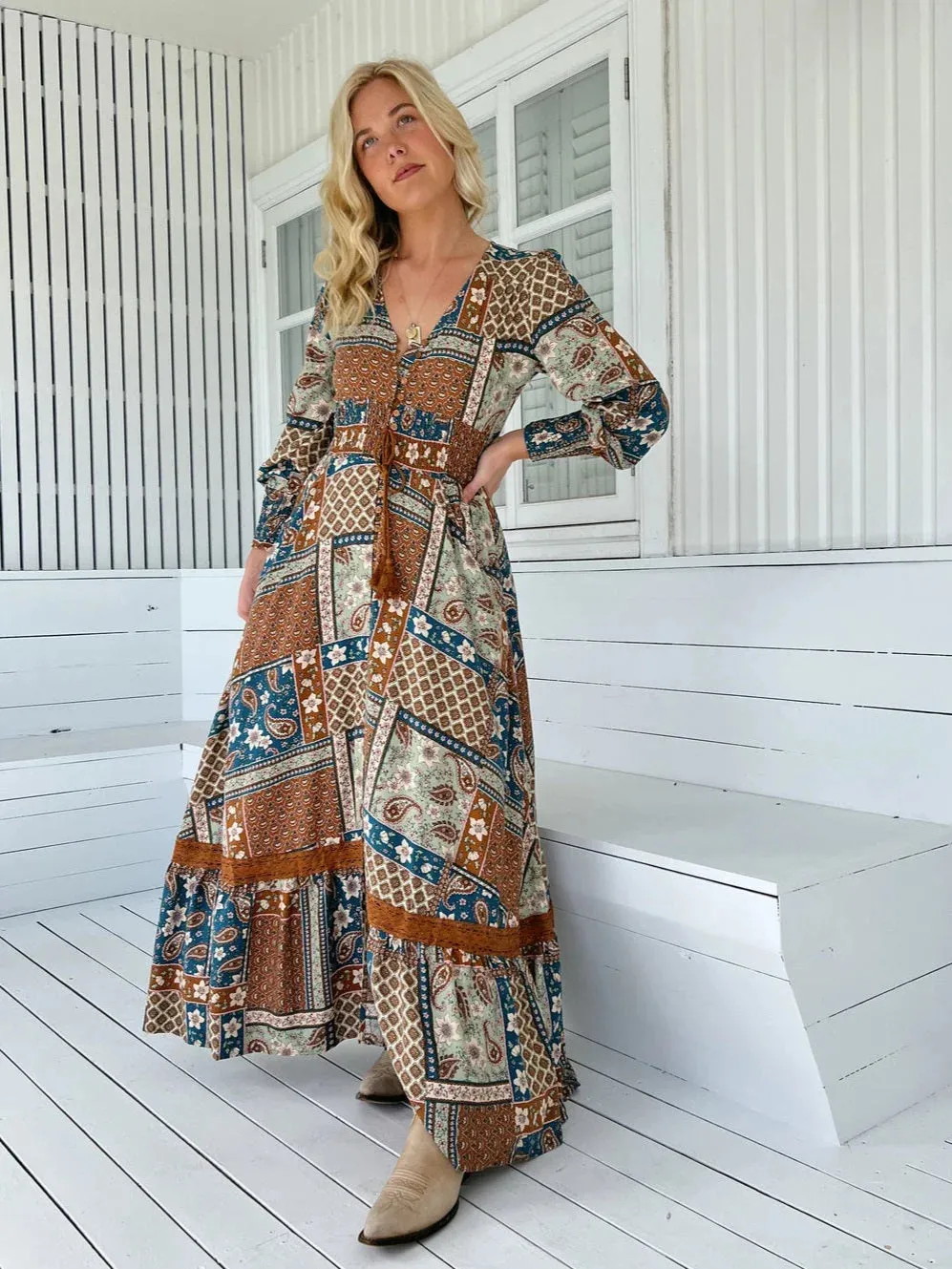 Jaase Sabrina Maxi Dress - Izabelle Collection