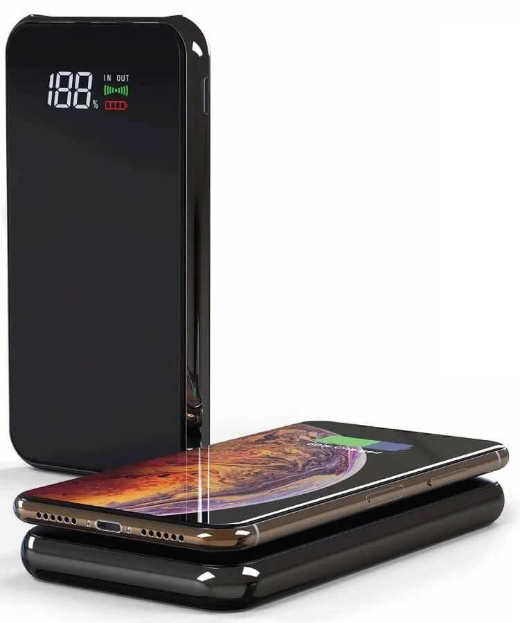 JINOTEGA - @memorii 8000mAh Glass Screen Wireless Powerbank