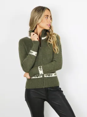 JUDY ZIP-UP SWEATER