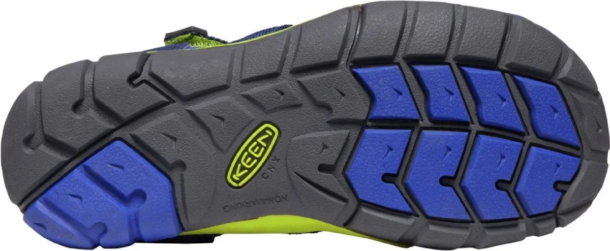 Keen Boy's Seacamp II CNX Blue Depths/Chartreuse (Sizes 8-13)