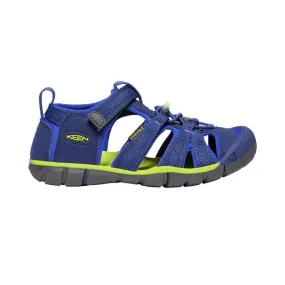 Keen Boy's Seacamp II CNX Blue Depths/Chartreuse (Sizes 8-13)