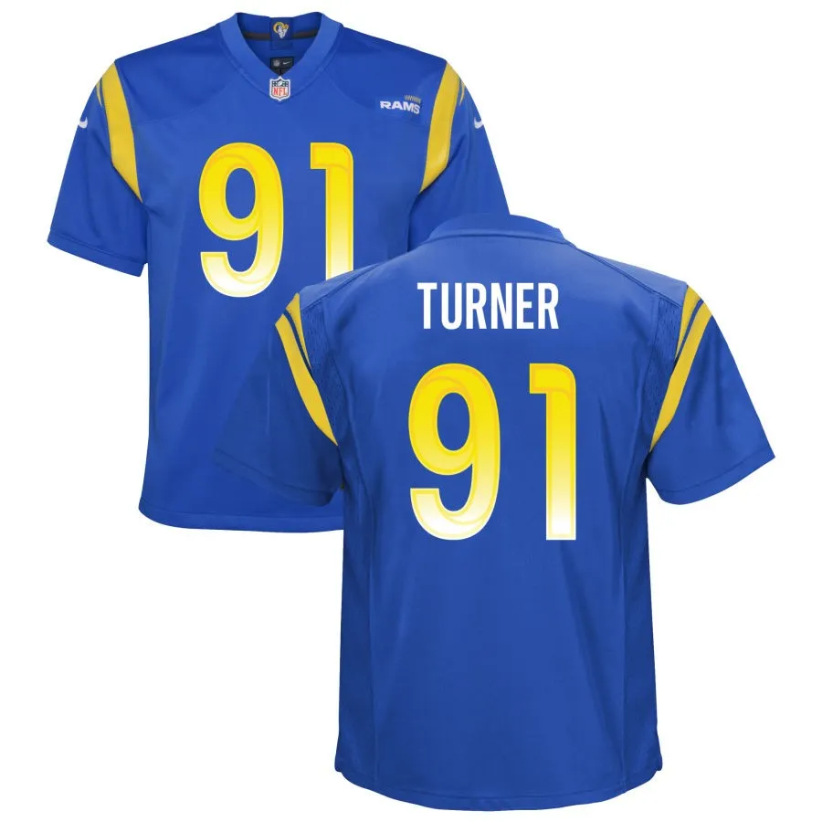 Kobie Turner Los Angeles Rams Nike Youth Game Jersey - Royal