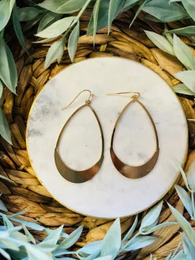 Kristi Teardrop Earrings  Gold