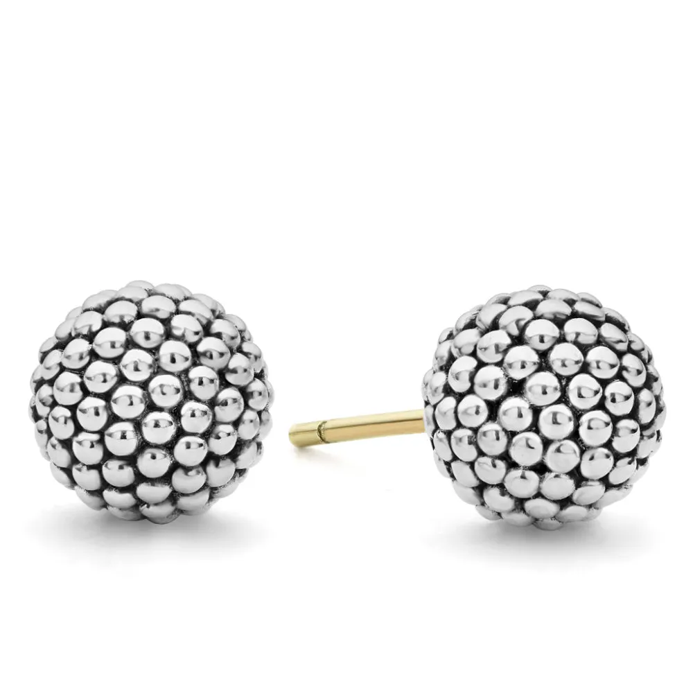 Lagos Signature Caviar Stud Earrings