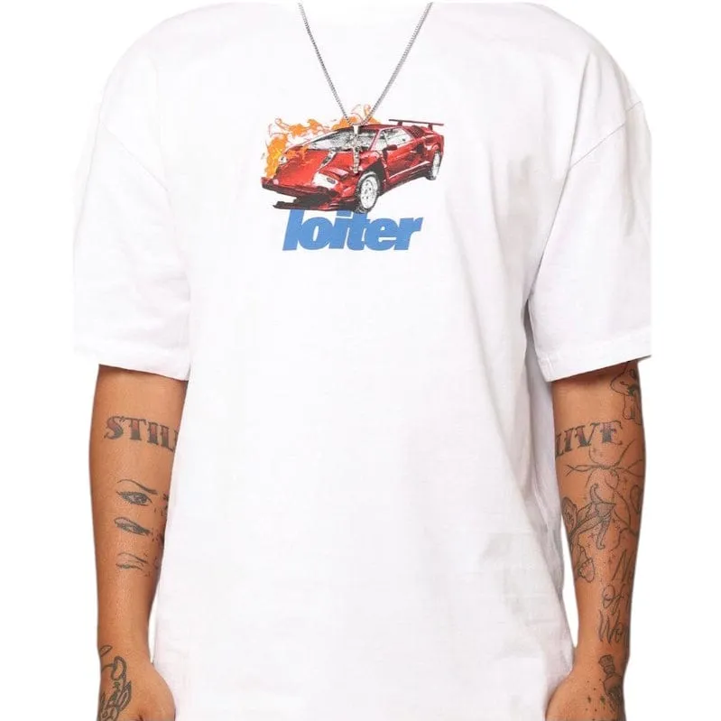 Loiter Collision Tee (White)