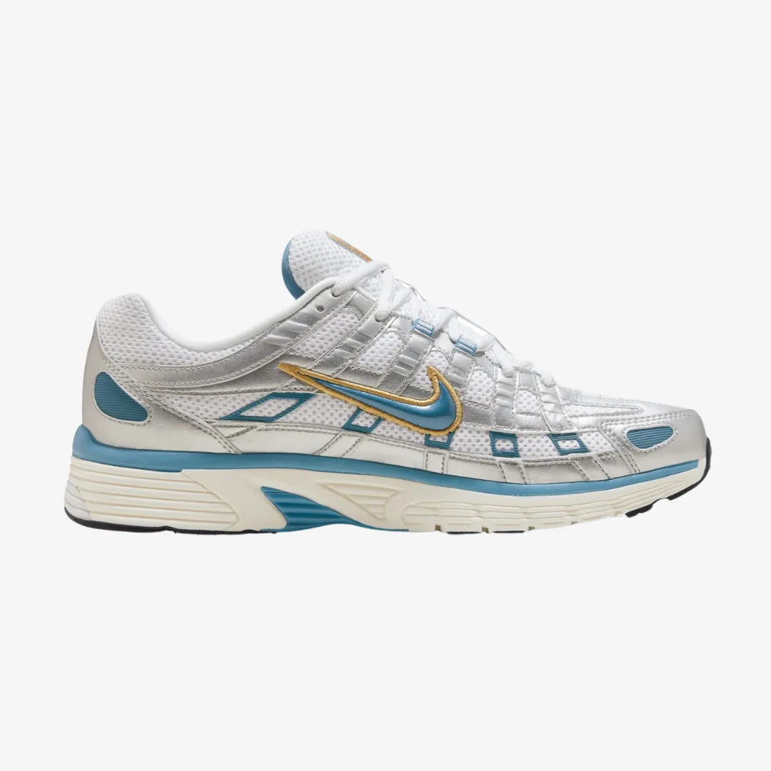 mens nike p-6000 (white/aegean storm)