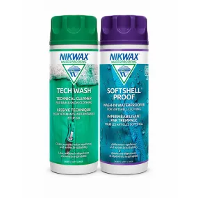 Nikwax Softshell Duo Pack 300ml