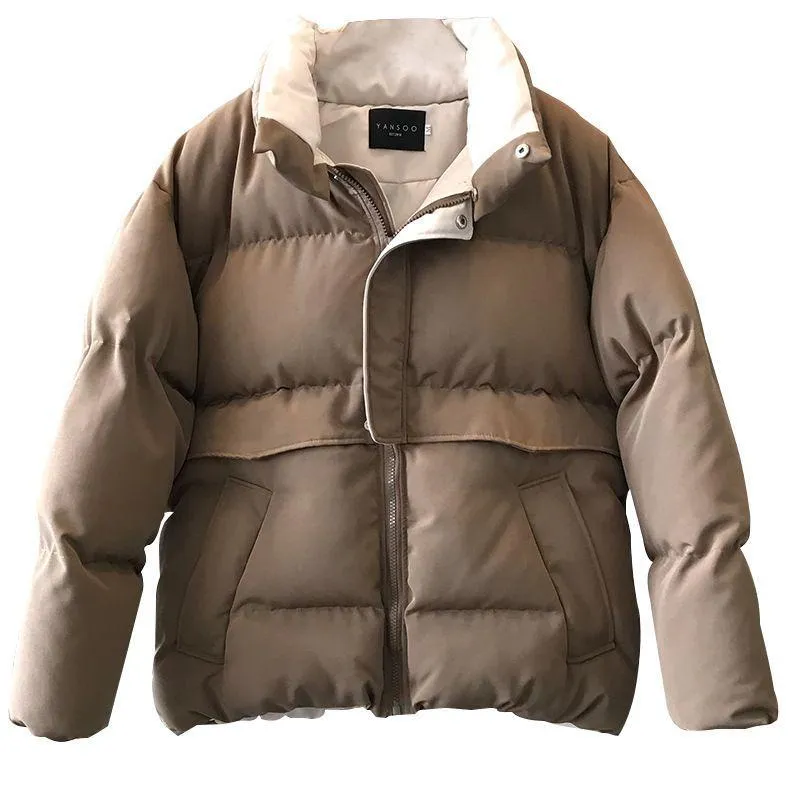 Oversized Quilted Winter Puffer Thick Warm Padded Puff Parka Jacket