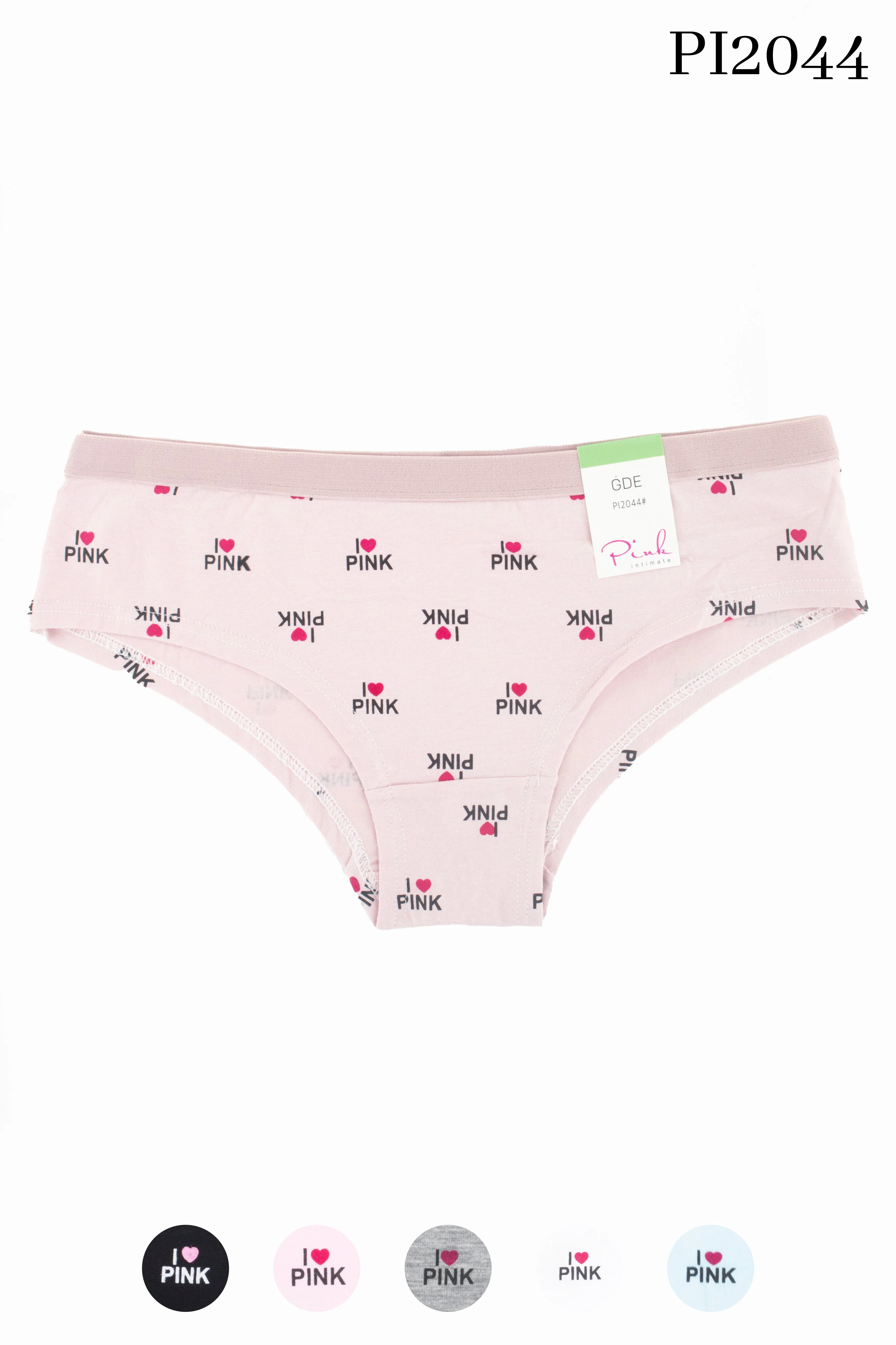 PANTY PRINT PINK PI2044