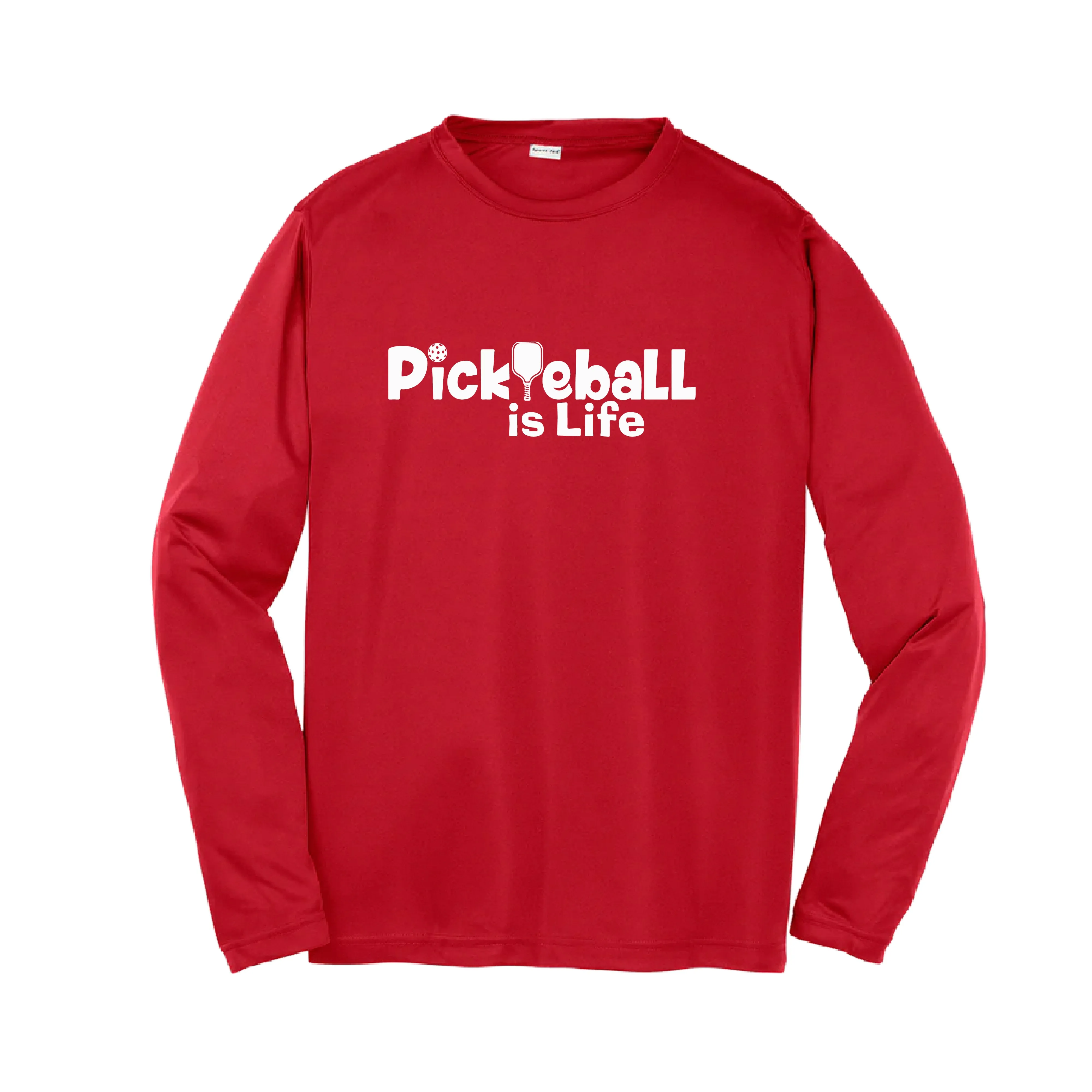 Pickleball is Life | Youth Long Sleeve Athletic Pickleball Shirt | 100% Polyester