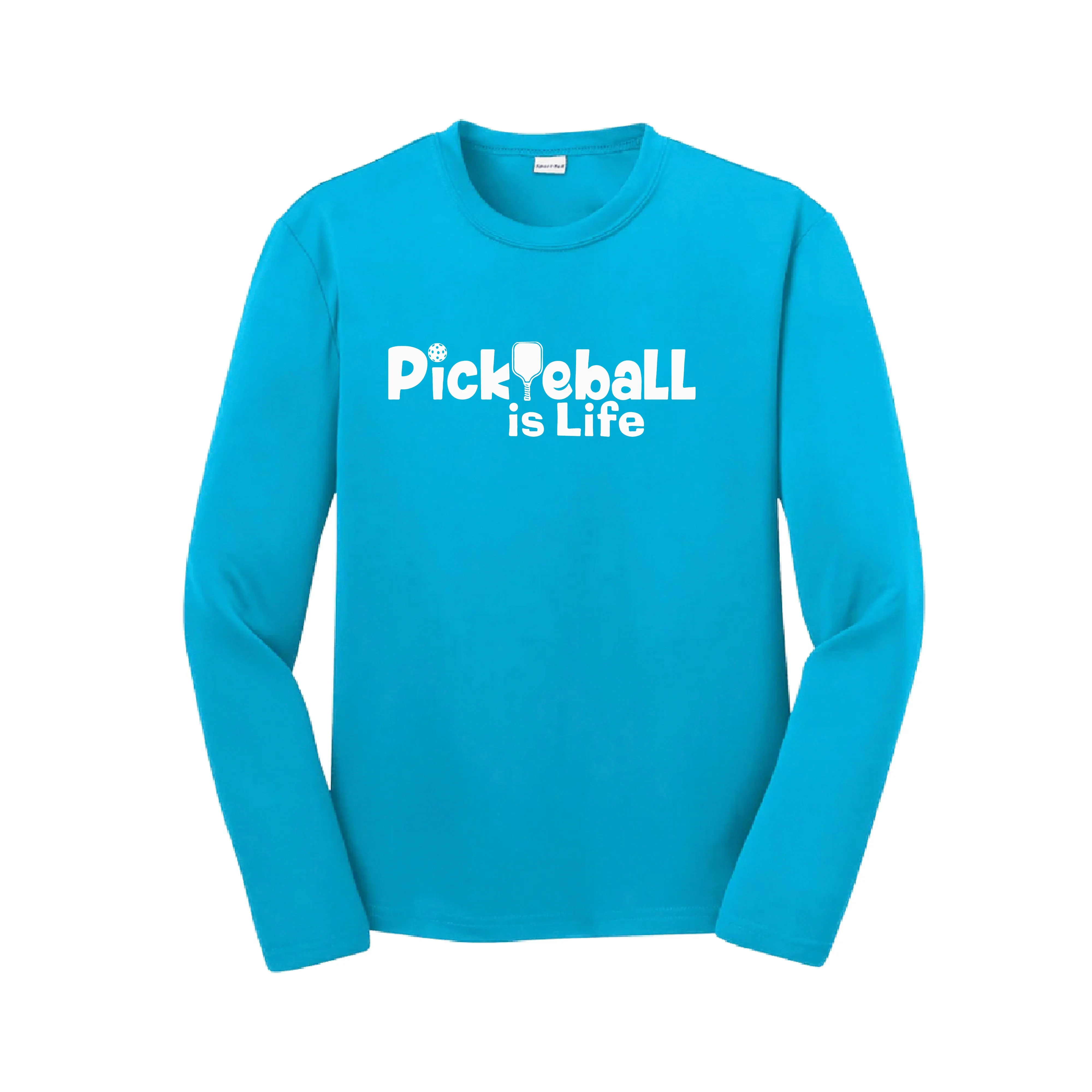 Pickleball is Life | Youth Long Sleeve Athletic Pickleball Shirt | 100% Polyester