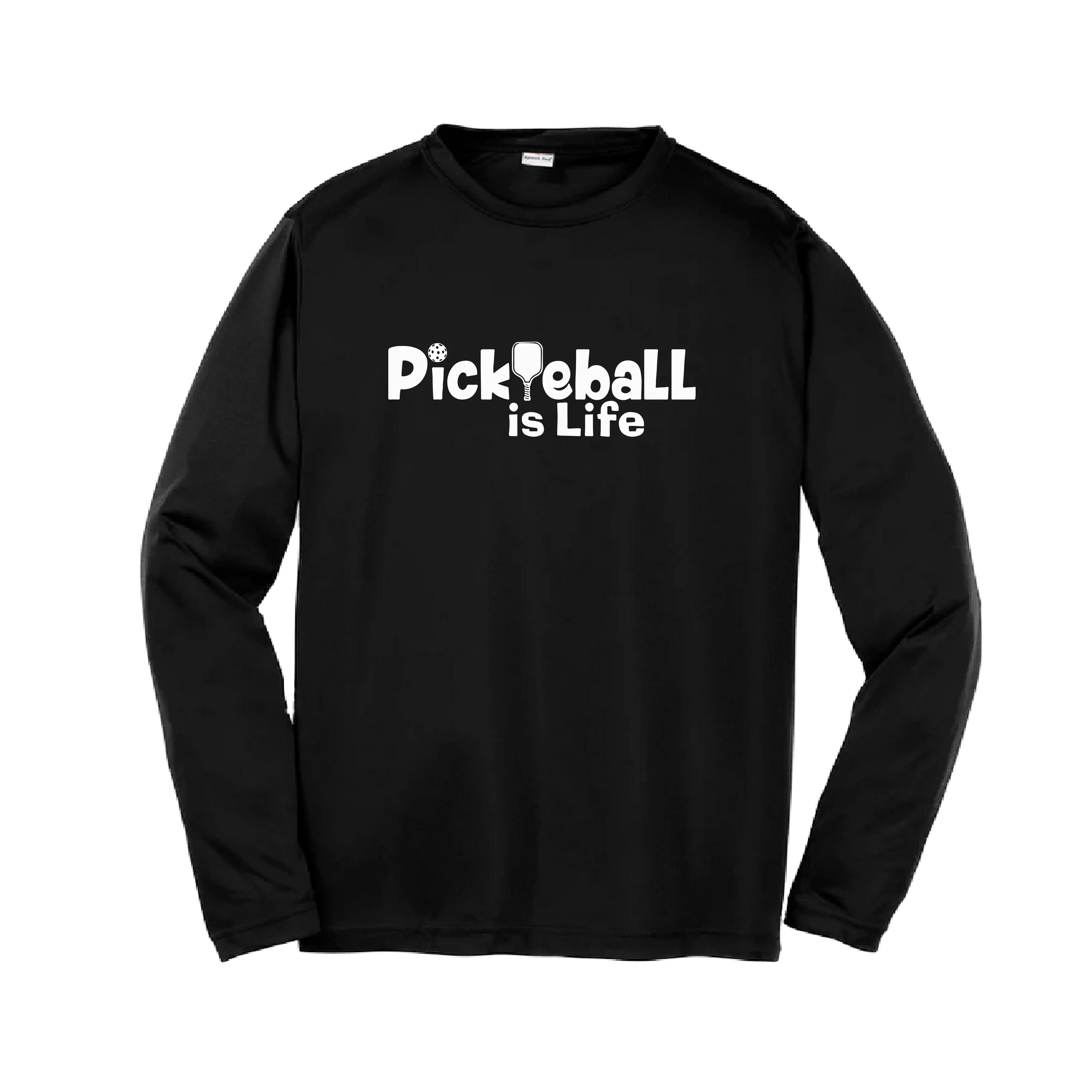 Pickleball is Life | Youth Long Sleeve Athletic Pickleball Shirt | 100% Polyester