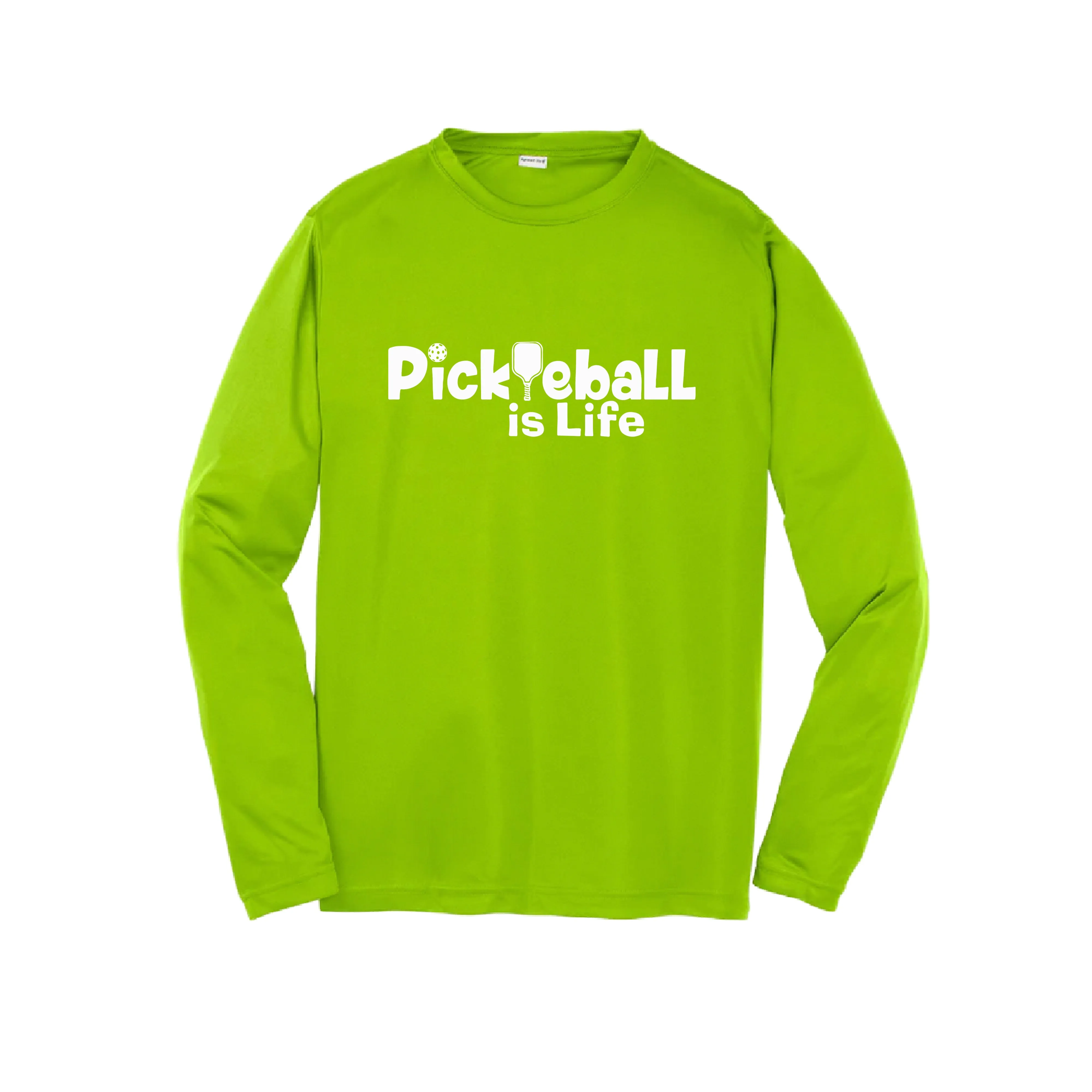 Pickleball is Life | Youth Long Sleeve Athletic Pickleball Shirt | 100% Polyester