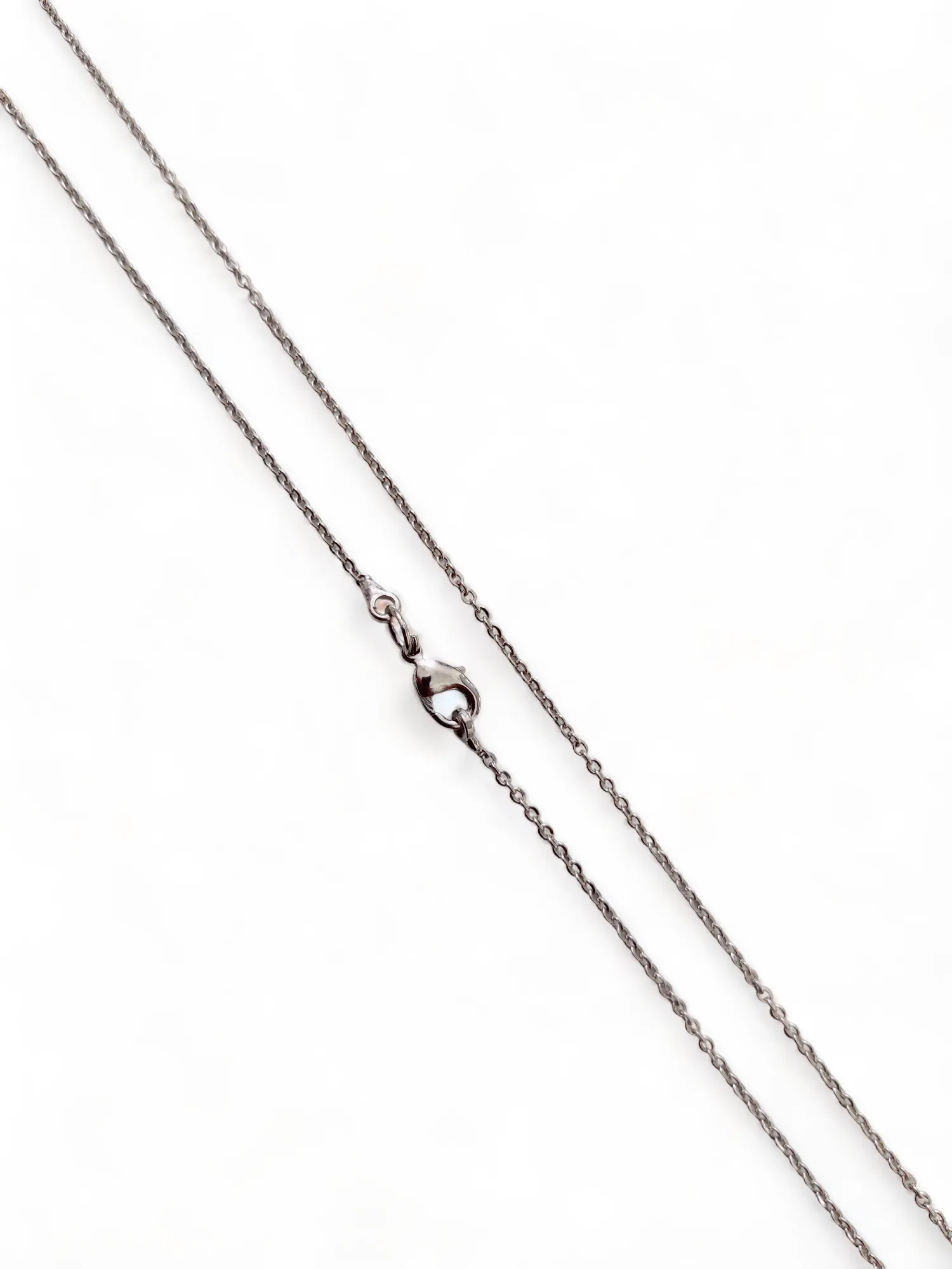 Rhodium Plated Cabel Chain