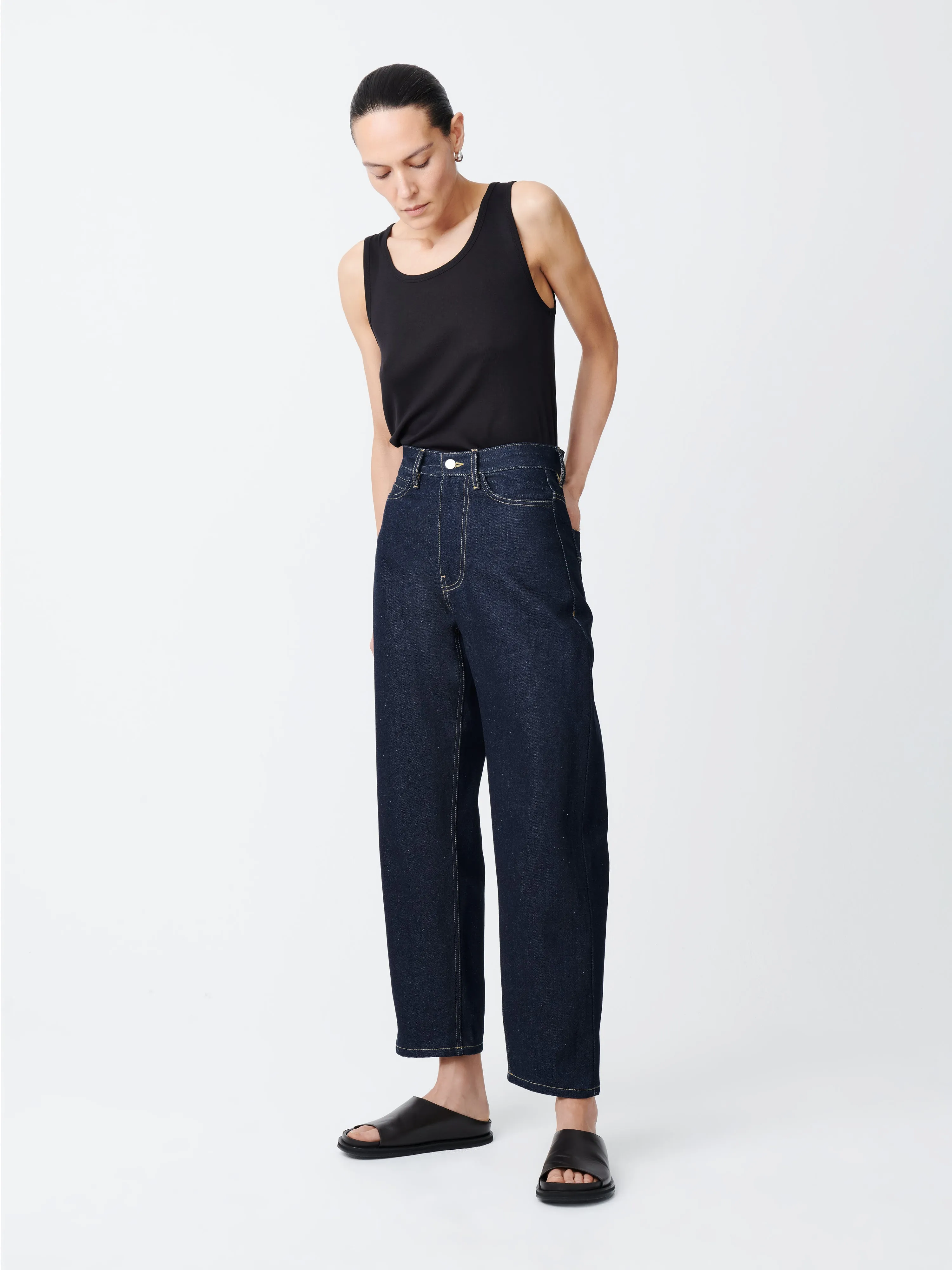 Ruthe Denim Pant in Raw Indigo