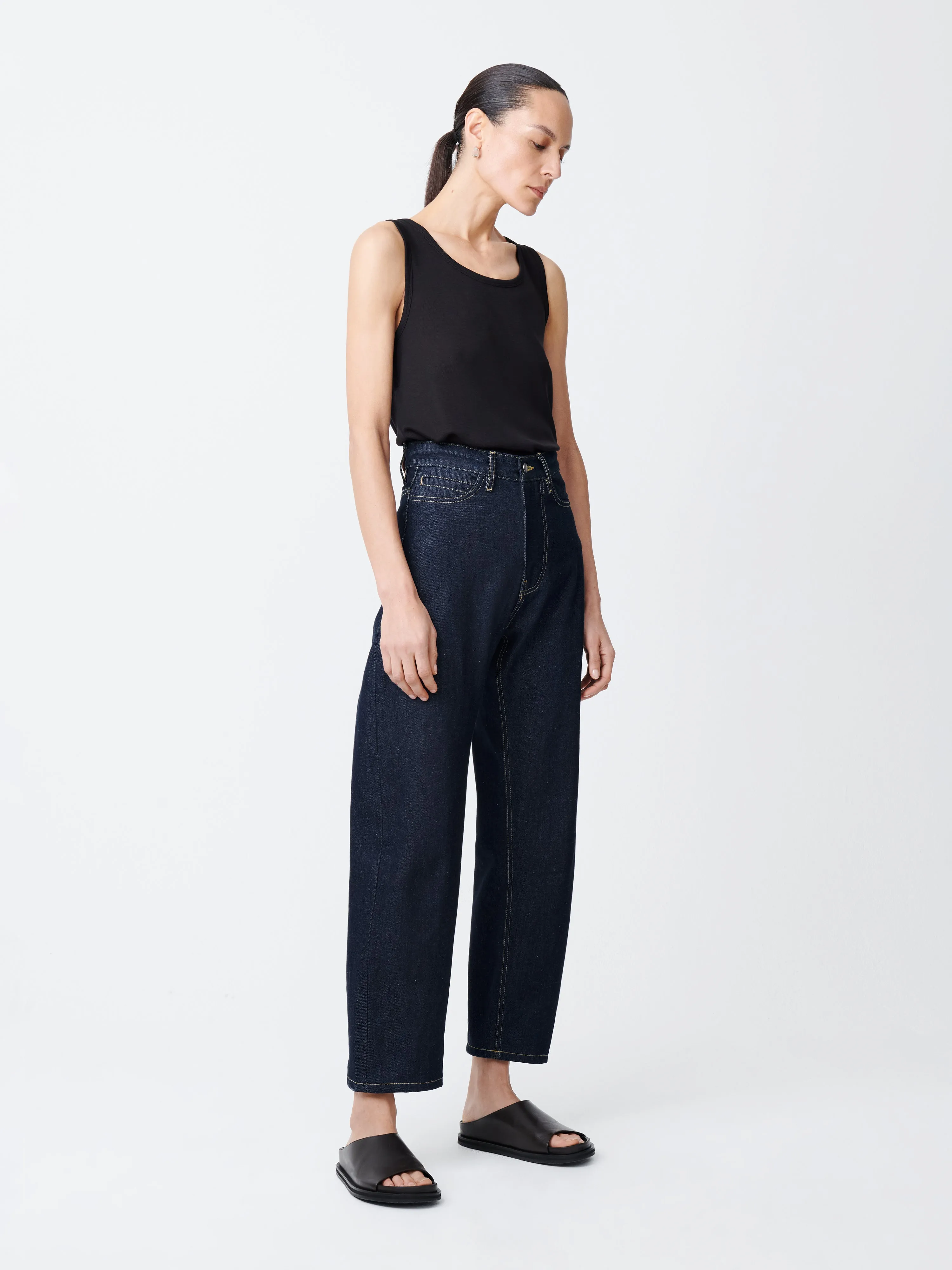 Ruthe Denim Pant in Raw Indigo