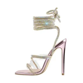 Sandals Queen Chrystal (Pink)