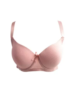 Sofra Striped D Cup Bra