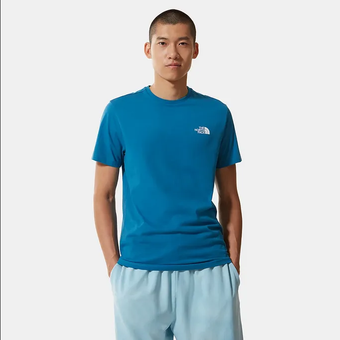 The North Face men's short sleeve t-shirt Simple Dome NF0A2TX5M191 light blue