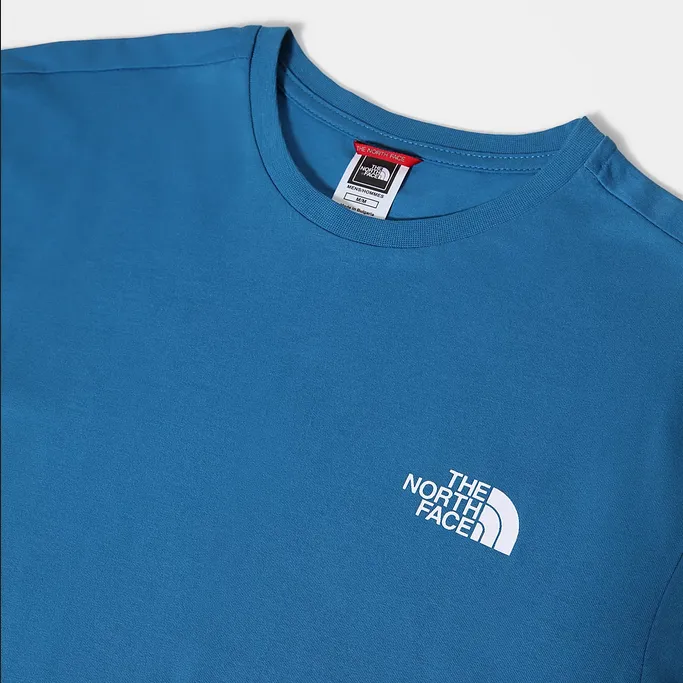 The North Face men's short sleeve t-shirt Simple Dome NF0A2TX5M191 light blue