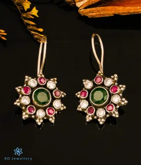 The Suryansh Silver Gemstone Earrings