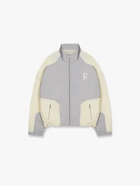 TRACKSUIT JACKET - GREY/CREAM