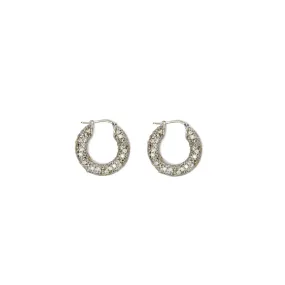 Vivid Earrings, Silver