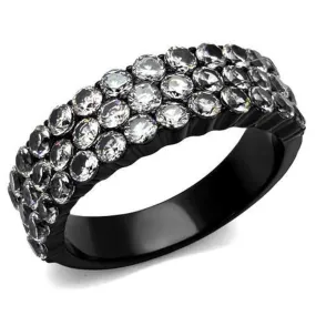 WildKlass Stainless Steel Ring IP Women AAA Grade CZ Clear